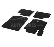 Floor mats original Mercedes GL 166 2012-2016 - type: 5 seats pile black, 4 pcs фото 0