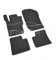 Floor mats original Mercedes ML 164 - type: rep textiles, black, qt 4 pcs фото 0