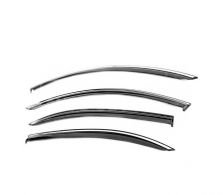 Вітровики Mercedes S-сlass w221 з хромом - тип: Long фото 0