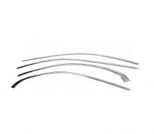 Полная окантовка окон Mercedes E-сlass w213 2020-... - тип: нержавеющая сталь фото 0