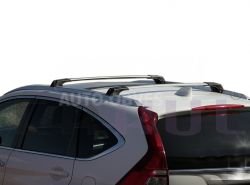 Поперечины на интегрированные рейлинги для Honda CRV на штатные болты фото 0