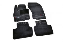 Floor mats Mitsubishi Eclipse Cross 2017-… - material: - pile, black, type: premium фото 0