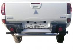 Mitsubishi L200 rear bumper protection фото 0