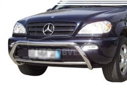 Захист переднього бампера Mercedes ml class w163 - тип: модельний виріб фото 0