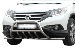 Front bumper protection Honda CRV 2013-2016 - type: complete фото 0