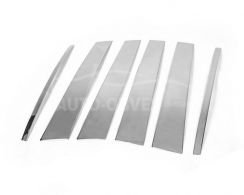 Land Rover Discovery 4 door pillar moldings stainless steel 6 elements фото 0