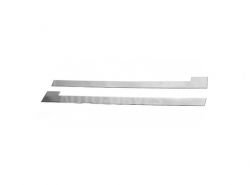 Sliding door molding Opel Combo, stainless steel 2 pcs фото 0