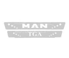 Накладки на радиаторную решетку MAN TGA - тип: комплект фото 0