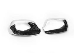 Накладки на зеркала Mazda 3 нержавейка фото 0