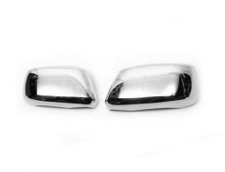 Covers for mirrors Nissan Navara stainless steel фото 0