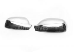 Хромированные накладки на зеркала Peugeot 307 abs хром фото 0