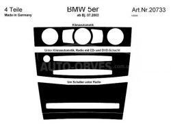 Декор на панель BMW 5 series E60, 61 2003-2010 - тип: наклейки фото 0