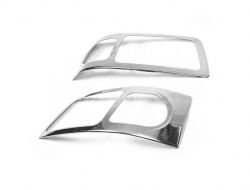 Covers for headlights Volkswagen T5 stainless steel фото 0