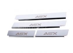 Накладки на пороги Mitsubishi ASX фото 0