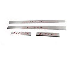 Door sills Nissan NP300 1999-2014 - type: V2, 4 pcs фото 0