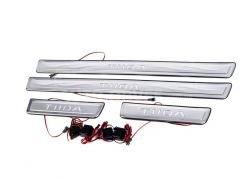 Door sills Nissan Tiida 2007-2014 led фото 0