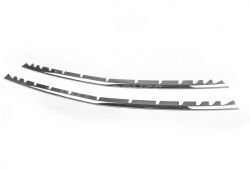 Накладки на решетку в бампере Mercedes V-class 2014-2020, 2 элемента фото 0