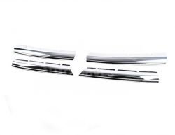 Wide grille covers for Volkswagen Amarok, stainless steel фото 0