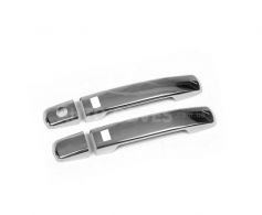 Covers for door handles Nissan Pathfinder under the chip, stainless steel фото 0
