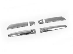 Накладки на дверные ручки Nissan Juke 2014-2019 под чип фото 0