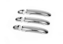 Pads for handles VW Caddy 2010-2015 stainless steel 3 pcs фото 0