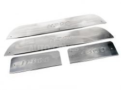 Door sills Hyundai H1 2018-... 3 pcs, stainless steel фото 0