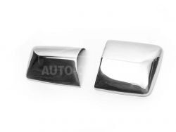 Mirror caps Mercedes E class W124 stainless steel фото 0