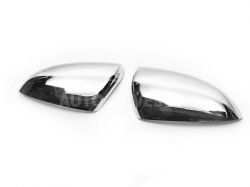 Covers for mirrors Nissan Qashqai stainless steel фото 0