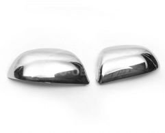 Covers for mirrors Skoda Octavia A5 2010-2012 stainless steel фото 0