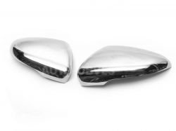 Covers for mirrors VW Touran 2010-2015, stainless steel фото 0