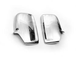 Chrome ABS plastic mirror covers, trim RENAULT TRAFIC, OPEL VIVARO