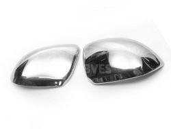 Накладки на зеркала Mercedes V-class w447, abs пластик+хром фото 0