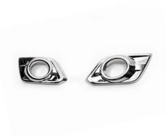 Covers for fog lights Nissan X-trail T32, Rogue 2014-2021 - type: 2 pcs фото 0