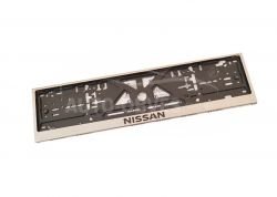 Рамка номерного знака для Nissan - 1 шт фото 0