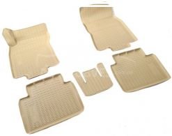 Floor mats Nissan X-Trail t32 2017-2021 - type: set, model, color: beige фото 0