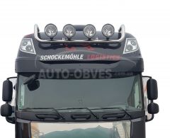 Roof headlight holder DAF XF euro 5 service: installation of diodes фото 0