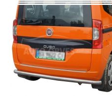 Rear bumper protection Fiat Fiorino, Citroen Nemo, Peugeot Bipper - type: single pipe фото 0