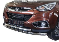 Bumper protection Hyundai ix35 - type: model with plates фото 0