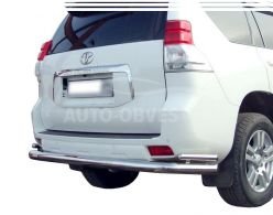 Toyota Prado 150 rear bumper protection фото 0