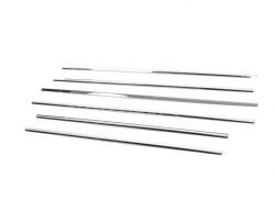 Glass trim Range Rover L322 2003-2012 stainless steel 6 pcs фото 0