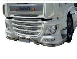 Front bumper protection DAF XF euro 6 - additional service: installation of diodes v5 фото 0