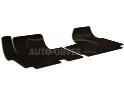 Floor mats rubber Opel Vivaro 2001-2014, 2 pcs фото 0