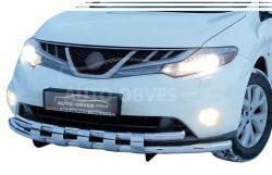 Bumper protection Nissan Murano - type: model with plates фото 0