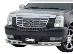 Защита переднего бампера Cadillac Escalade ESV 2007-2014 тип: нижняя фото 0