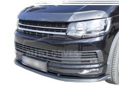 Front skirt lip under carbon Volkswagen T6 2015-2020-... - type: abs фото 0