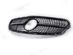 Radiator grille Mercedes E class w212 - type: diamond black 2013-2016 фото 0