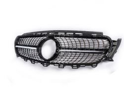 Radiator grille Mercedes E class w213 - type: diamond black 2016-2018 фото 0