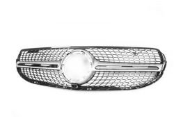 Radiator grille Mercedes GLC coupe C253 - type: diamond silver 2020-… фото 0