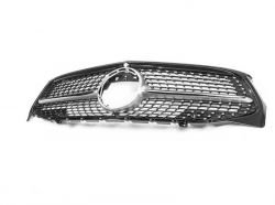 Radiator grille Mercedes CLA C118 2019-...︎ - type: diamond silver фото 0