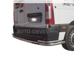Renault Master rear bumper protection - type: with corners фото 0